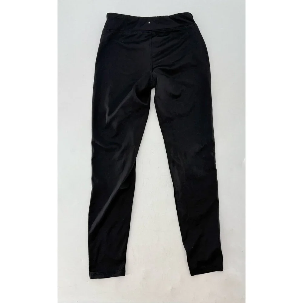 Old Navy Girl’s Black Active Leggings Size L (10-12) Stretch Pull On, See Photos